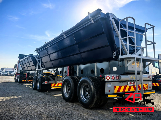 2019 AFRIT 40 CUBE SIDE TIPPER TRAILER